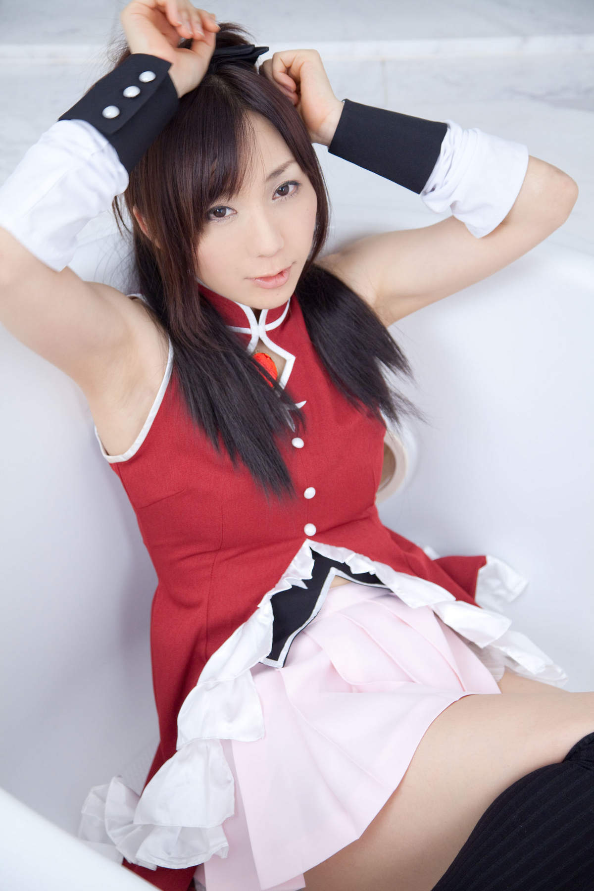 (C80) (コスプレ)   Sayaka and Kyoko  CosPlay制服诱惑套图